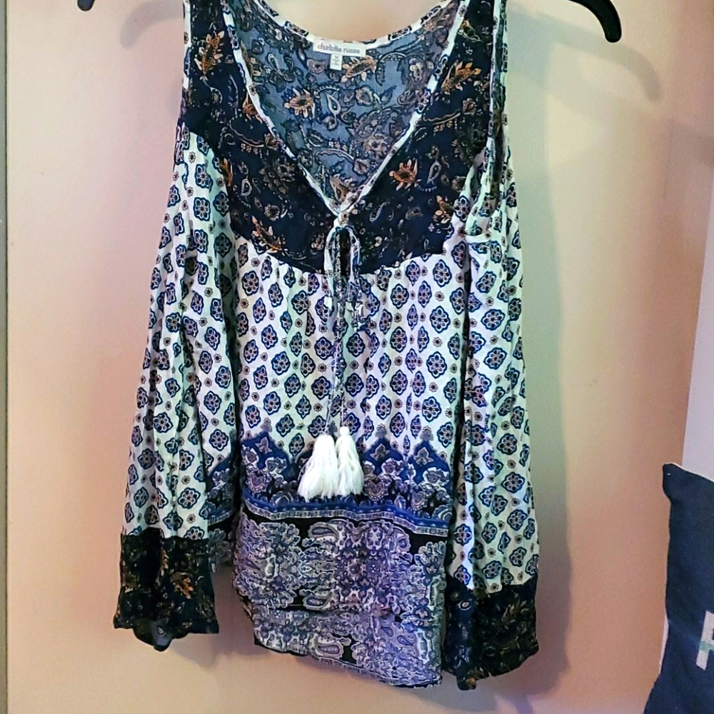 Charlotte russe peasant top